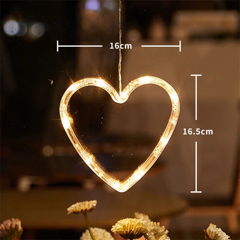 Natal led luz floco de neve santa pendurado otário lâmpada janela ornamentos decoração para casa natal navidad 2023 decoração de ano novo - Kasa & Pet
