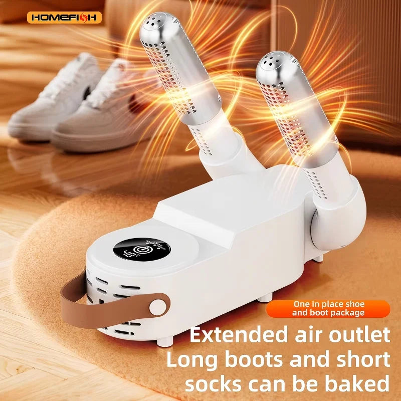 HOMEFISH Secador de sapatos elétrico estilo coreano 220V - Aquecedor de calçados para desodorização e esterilização de aparelhos para uso doméstico