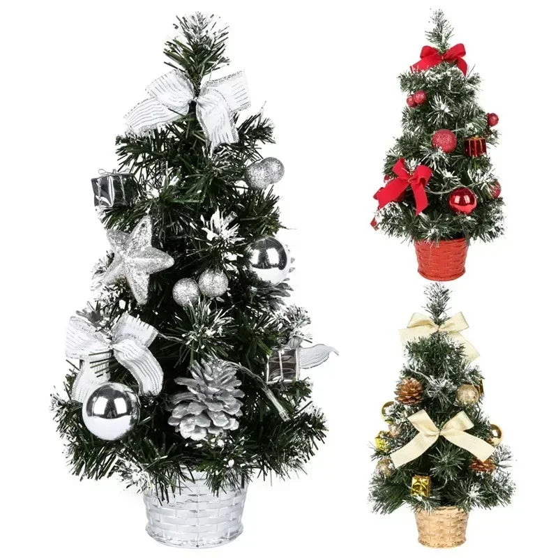 40cm led árvore de natal nightlight led luz pinho agulha árvore mini árvore de natal decoração de mesa ornamento presente de ano novo