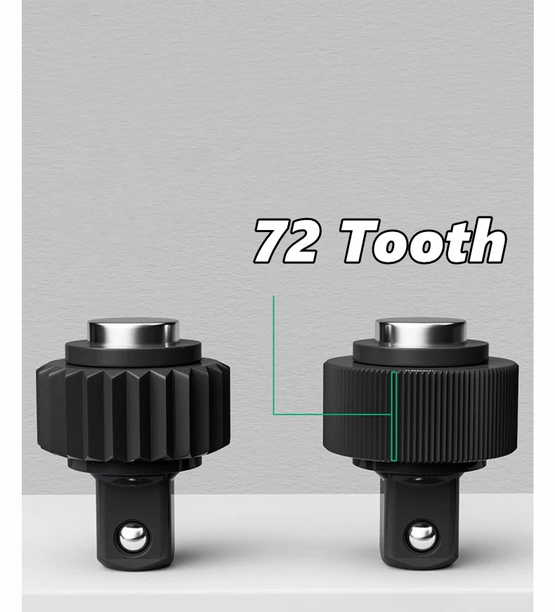 Conjunto de Chaves de Catraca de 72 Dentes 1/4 3/8 1/2 Polegada para Reparos Rápidos Automotivos, Conjunto de Chaves de Catraca que Economiza Trabalho